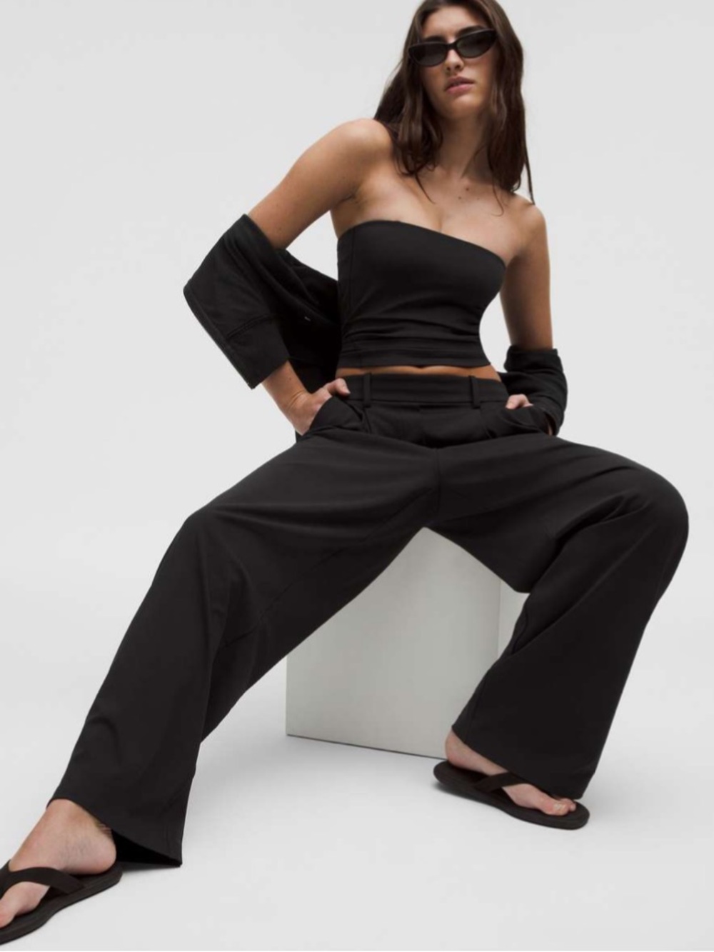 Lululemon Daydrift High Rise Trousers Black Large